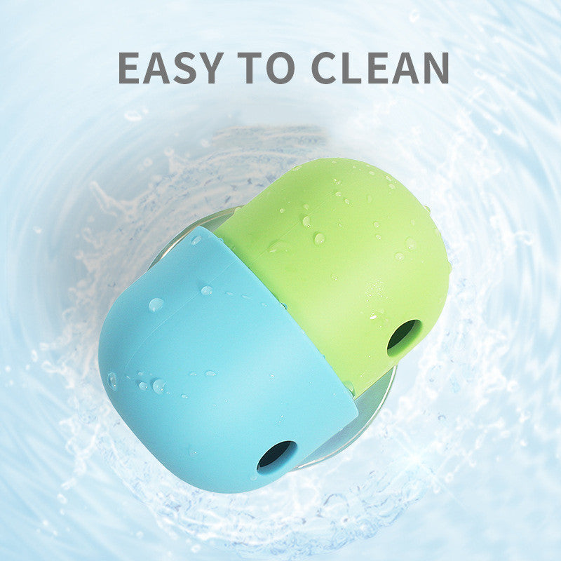 New 2 In 1 Dog Leakage Toy Ball Silicone