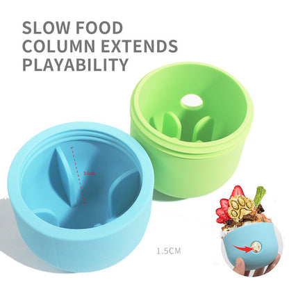New 2 In 1 Dog Leakage Toy Ball Silicone