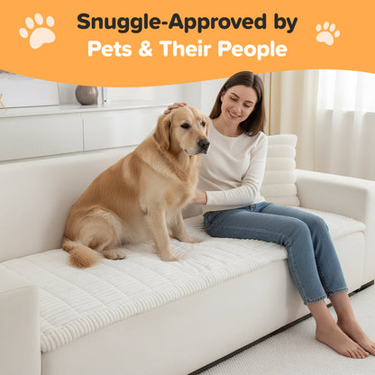 NestPaw™ Plush Pet Couch Cover