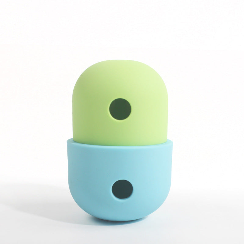 New 2 In 1 Dog Leakage Toy Ball Silicone