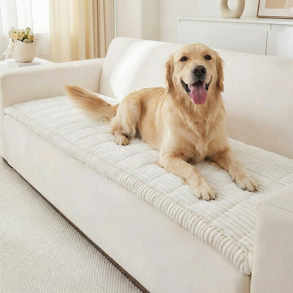 NestPaw™ Plush Pet Couch Cover